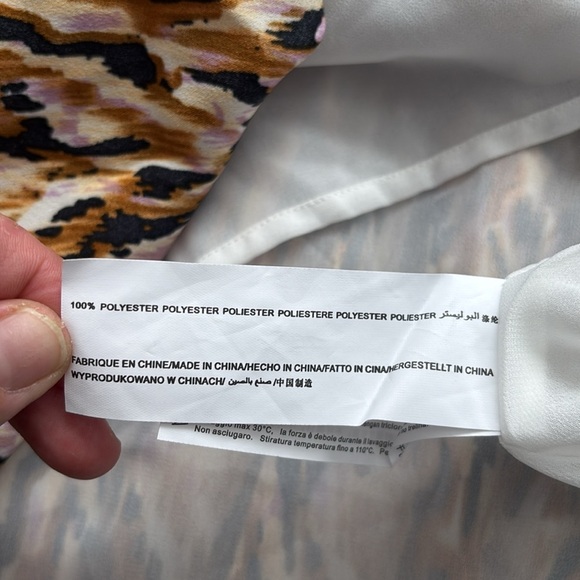 Axara Paris | Colourful splat printed flowy dress / New with tags Size M - Picture 11 of 14